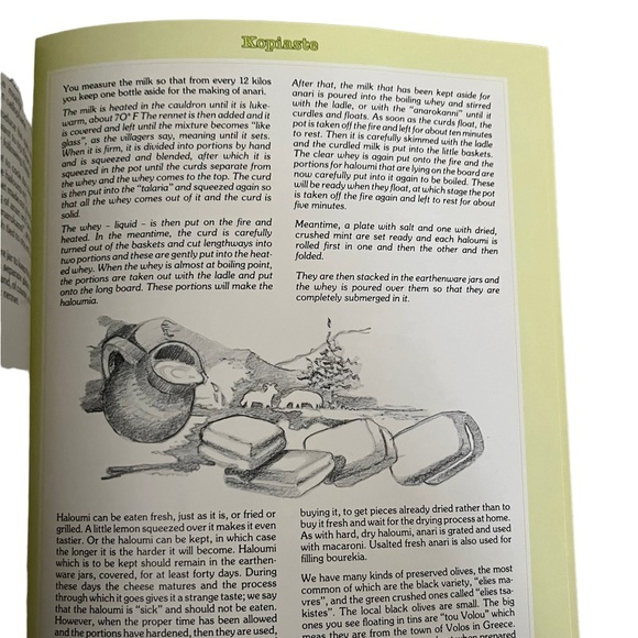 Kopiaste Authentic & Traditional Cookbook On Cyprus Food By Amaranth Sitas 1989 - Picture 10 of 13